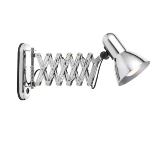 Φωτιστικό επιτοίχιο επεκτεινόμενο Twen Ø13,5x65εκ. επέκταση max νίκελ Φωτιστικό επιτοίχιο επεκτεινόμενο Twen Ø13,5x65εκ. επέκταση max νίκελ