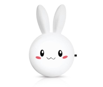 Φωτάκι νυκτός LED 0,5W Κουνελάκι  Y10,5x7x3εκ. με διακόπτη Φωτάκι νυκτός LED 0,5W Κουνελάκι  Y10,5x7x3εκ. με διακόπτη