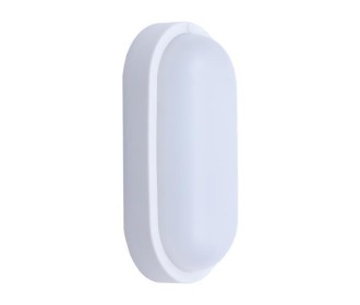 Φωτιστικό τοίχου LED 12W οβάλ λευκό 20,5x10,5x5,4εκ. Φωτιστικό τοίχου LED 12W οβάλ λευκό 20,5x10,5x5,4εκ.