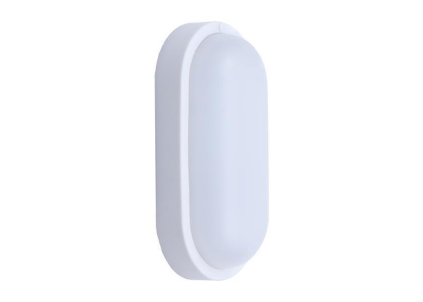 Φωτιστικό τοίχου LED 12W οβάλ λευκό 20,5x10,5x5,4εκ. Φωτιστικό τοίχου LED 12W οβάλ λευκό 20,5x10,5x5,4εκ.