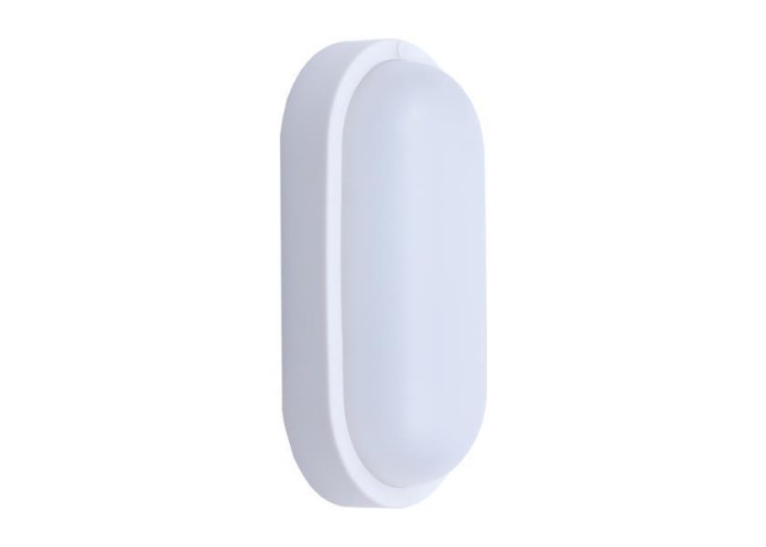 Φωτιστικό τοίχου LED 12W οβάλ λευκό 20,5x10,5x5,4εκ.