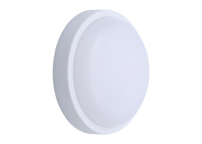 Φωτιστικό τοίχου LED 12W στρογγυλό λευκό 12W Ø17x5εκ. ύψος 3000K