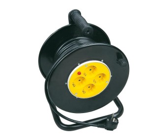 Μπαλαντέζα καρούλι 15m με προστασία επαφών - υπερθέρμανσης Μπαλαντέζα καρούλι 15m με προστασία επαφών - υπερθέρμανσης