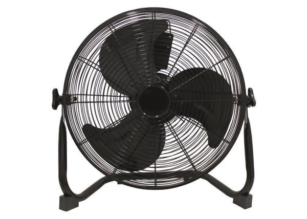 Ανεμιστήρας δαπέδου μαύρος-μεταλλικός 90W Ø40x19x51εκ.