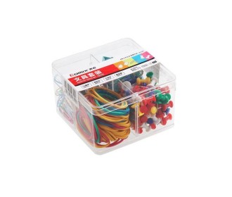 Comix σετ πινέζες-πιάστρες-συνδετήρες-λαστιχάκια