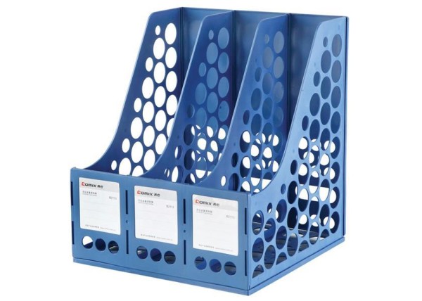 Comix λοξή γωνία τριπλή πλαστική μπλε Υ29,7x26,1x25,6εκ. Comix λοξή γωνία τριπλή πλαστική μπλε Υ29,7x26,1x25,6εκ.