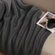 Κουβέρτα μονή γκρι βελουτέ από 100% polyester 150x220εκ. Κουβέρτα μονή γκρι βελουτέ από 100% polyester 150x220εκ.