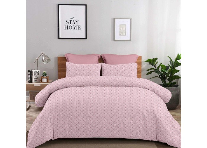 Σετ υπέρδιπλα σεντόνια Rafaella dusty rose από 100% βαμβάκι 245x260εκ. Σετ υπέρδιπλα σεντόνια Rafaella dusty rose από 100% βαμβάκι 245x260εκ.