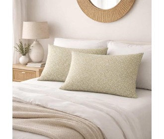 Μαξιλαροθήκη Emelia olive 52x72εκ. Μαξιλαροθήκη Emelia olive 52x72εκ.