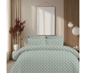 Σετ υπέρδιπλα σεντόνια Vivian grey από 100% βαμβάκι 245x260εκ.