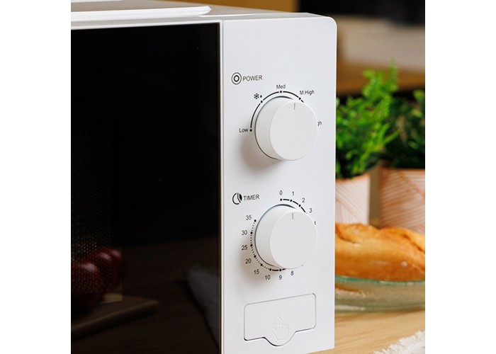 Φούρνος Μικροκυμάτων 20L λευκός 700W Υ26,3χ45,5χ34,1εκ. Φούρνος Μικροκυμάτων 20L λευκός 700W Υ26,3χ45,5χ34,1εκ.