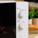 Φούρνος Μικροκυμάτων 20L λευκός 700W Υ26,3χ45,5χ34,1εκ. Φούρνος Μικροκυμάτων 20L λευκός 700W Υ26,3χ45,5χ34,1εκ.