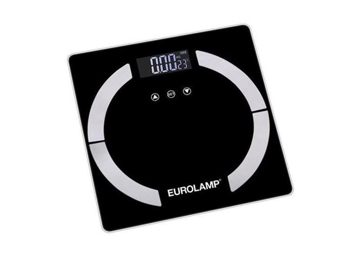 Ζυγαριά μπάνιου ψηφιακή γυάλινη μαύρη 28x28xΥ3εκ. Ζυγαριά μπάνιου ψηφιακή γυάλινη μαύρη 28x28xΥ3εκ.