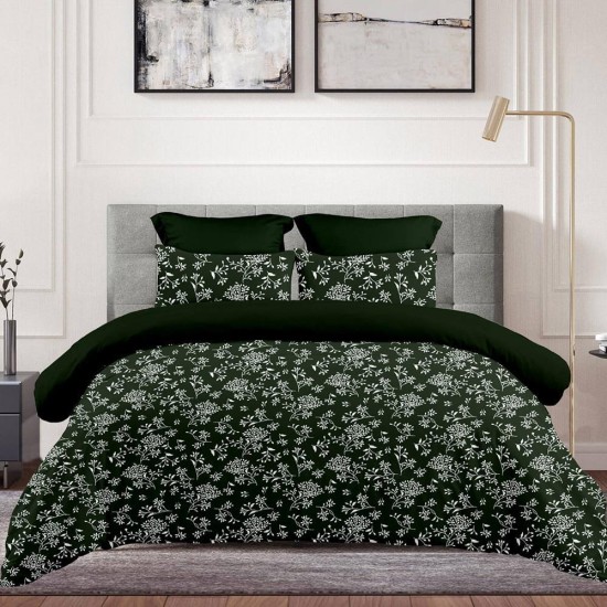 Σετ υπέρδιπλα σεντόνια Amaryllis πράσινο από 100% βαμβάκι 245x260εκ. Σετ υπέρδιπλα σεντόνια Amaryllis πράσινο από 100% βαμβάκι 245x260εκ.