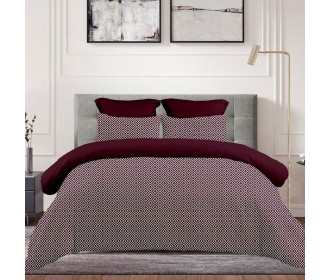 Σετ υπέρδιπλα σεντόνια red wine από 100% βαμβάκι 245x260εκ. Σετ υπέρδιπλα σεντόνια red wine από 100% βαμβάκι 245x260εκ.