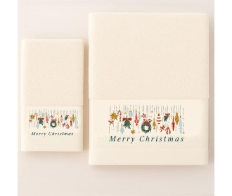 Σετ χριστουγεννιάτικες πετσέτες Merry Christmas 100% βαμβάκι πεννιε 500gsm Σετ χριστουγεννιάτικες πετσέτες Merry Christmas 100% βαμβάκι πεννιε 500gsm
