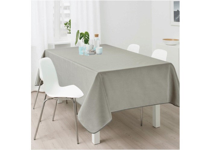 Τραπεζομάντηλο αλέκιαστο γκρι 100% polyester 150x220εκ. Τραπεζομάντηλο αλέκιαστο γκρι 100% polyester 150x220εκ.