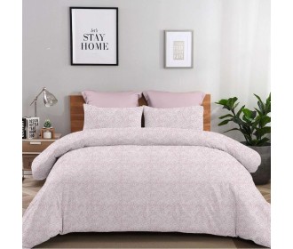 Σετ υπέρδιπλα σεντόνια Aliessia dusty rose από 100% βαμβάκι 245x260εκ. Σετ υπέρδιπλα σεντόνια Aliessia dusty rose από 100% βαμβάκι 245x260εκ.