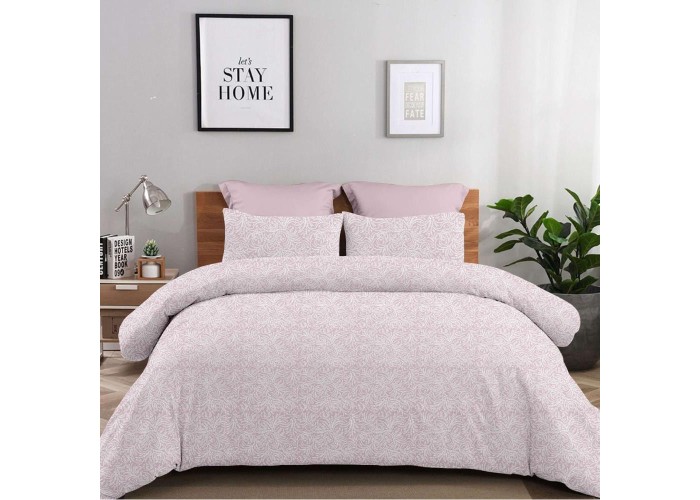 Σετ υπέρδιπλα σεντόνια Aliessia dusty rose από 100% βαμβάκι 245x260εκ. Σετ υπέρδιπλα σεντόνια Aliessia dusty rose από 100% βαμβάκι 245x260εκ.