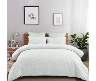 Σετ σεντόνια μονά Claudia πράσινο από 100% βαμβάκι 175x260εκ. Σετ σεντόνια μονά Claudia πράσινο από 100% βαμβάκι 175x260εκ.