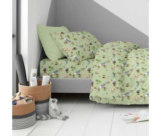 Σετ παιδικά σεντόνια μονά ippotes από 100% βαμβάκι 170x260εκ.