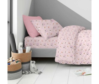 Σετ παιδικά σεντόνια μονά ballerines από 100% βαμβάκι 170x260εκ. Σετ παιδικά σεντόνια μονά ballerines από 100% βαμβάκι 170x260εκ.