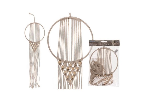 Διακοσμητικό τοίχου κρεμαστό με μακραμέ Y75x23εκ. Διακοσμητικό τοίχου κρεμαστό με μακραμέ Y75x23εκ.