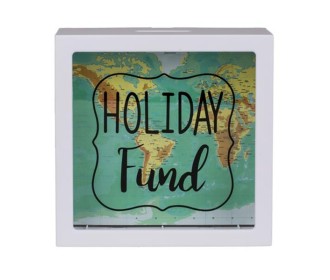 Κουμπαράς -  κορνίζα πλαστικός Holiday Fund 15x15x5εκ. Κουμπαράς -  κορνίζα πλαστικός Holiday Fund 15x15x5εκ.