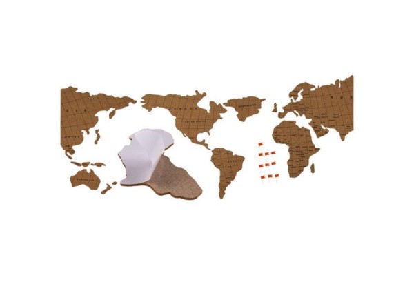 Παγκόσμιος χάρτης-πίνακας διακοσμητικός από φελλό 100x45εκ. Παγκόσμιος χάρτης-πίνακας διακοσμητικός από φελλό 100x45εκ.