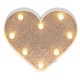 Φωτιζόμενη καρδιά με χρυσό γκλίττερ, με μπαταρίες 23x4xY20εκ. Φωτιζόμενη καρδιά με χρυσό γκλίττερ, με μπαταρίες 23x4xY20εκ.