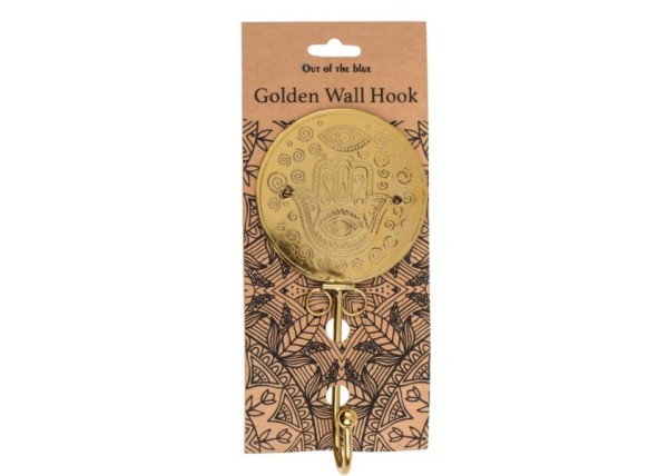 Κρεμάστρα μεταλλική χρυσή ethnic, κοκτέηλ 4 σχέδια Υ21x10,5εκ. Κρεμάστρα μεταλλική χρυσή ethnic, κοκτέηλ 4 σχέδια Υ21x10,5εκ.