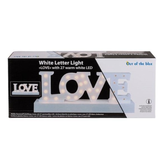 Φωτιστικό-πινακίδα «Love» με 27 led Y13,1x31,2x6,5εκ. Φωτιστικό-πινακίδα «Love» με 27 led Y13,1x31,2x6,5εκ.