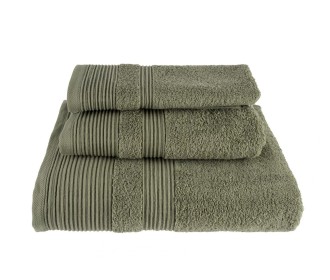 Πετσέτα μονόχρωμη 100% βαμβάκι πεννιε 550gsm 50x100εκ. λαδί Πετσέτα μονόχρωμη 100% βαμβάκι πεννιε 550gsm 50x100εκ. λαδί