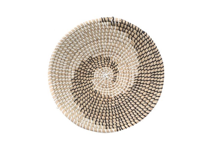 Πιατέλα διακοσμητική Tortilla Black and White Ø35x9εκ. Πιατέλα διακοσμητική Tortilla Black and White Ø35x9εκ.