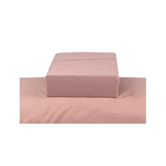 Σεντόνι με λάστιχο μονό Πεννιέ Dusty Rose από 100% βαμβάκι 100x200εκ. +40εκ. Σεντόνι με λάστιχο μονό Πεννιέ Dusty Rose από 100% βαμβάκι 100x200εκ. +40εκ.