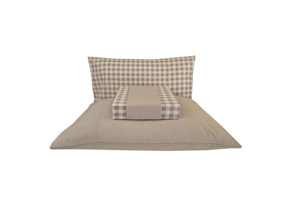 Σετ σεντόνια μονά CARLA grey από 100% βαμβάκι 175x260εκ. Σετ σεντόνια μονά CARLA grey από 100% βαμβάκι 175x260εκ.