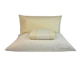 Σετ σεντόνια μονά PARADISO Yellow από 100% βαμβάκι 170x260εκ. Σετ σεντόνια μονά PARADISO Yellow από 100% βαμβάκι 170x260εκ.