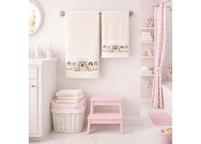 Σετ παιδικές πετσέτες Fairytale 100% βαμβάκι πεννιε 480gsm