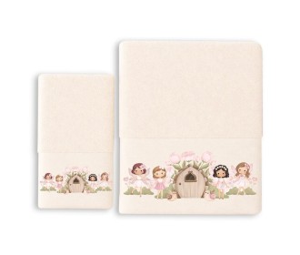 Σετ παιδικές πετσέτες Fairytale 100% βαμβάκι πεννιε 480gsm