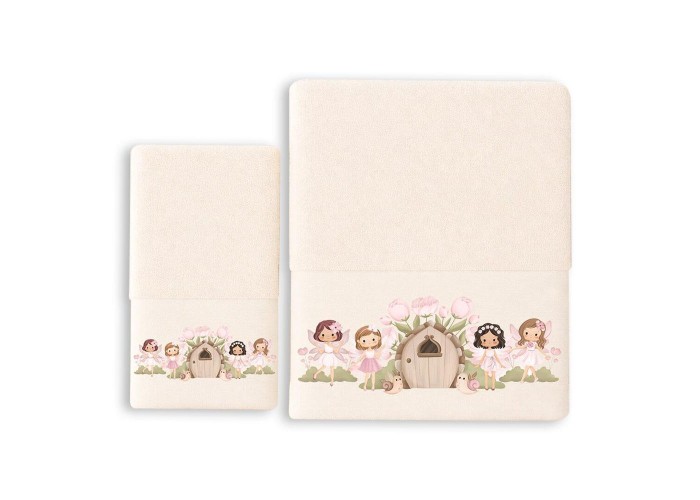 Σετ παιδικές πετσέτες Fairytale 100% βαμβάκι πεννιε 480gsm