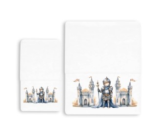 Σετ παιδικές πετσέτες Knight 100% βαμβάκι πεννιε 480gsm