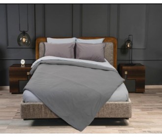 Σετ σεντόνια υπέρδιπλα RAINBOW Grey-Ice grey από 50% βαμβάκι 220x250εκ. Σετ σεντόνια υπέρδιπλα RAINBOW Grey-Ice grey από 50% βαμβάκι 220x250εκ.