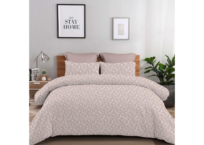 Σετ υπέρδιπλα σεντόνια Gloria Beige από 100% βαμβάκι 245x260εκ. Σετ υπέρδιπλα σεντόνια Gloria Beige από 100% βαμβάκι 245x260εκ.