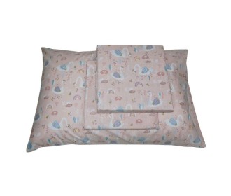 Σετ παιδικά σεντόνια μονά swan από 100% βαμβάκι 175x260εκ. Σετ παιδικά σεντόνια μονά swan από 100% βαμβάκι 175x260εκ.