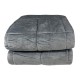 Κουβερτοπάπλωμα υπέρδιπλο γκρι 220x240εκ. Κουβερτοπάπλωμα υπέρδιπλο γκρι 220x240εκ.
