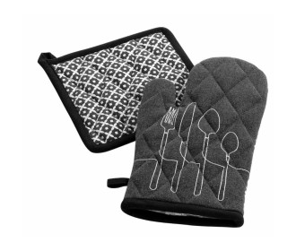 Σετ πιάστρα-γάντι φούρνου Σετ πιάστρα-γάντι φούρνου