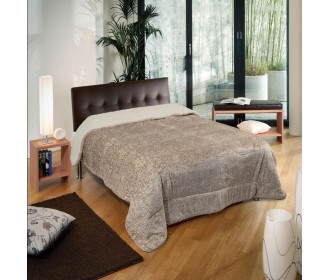 Κουβερτοπάπλωμα μονό flannel με κάτω όψη sherpa μπεζ 160x220εκ. Κουβερτοπάπλωμα μονό flannel με κάτω όψη sherpa μπεζ 160x220εκ.