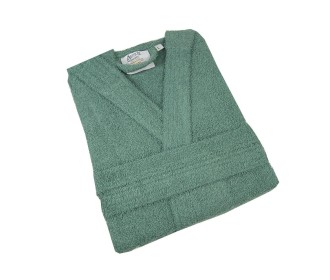 Μπουρνούζι με κουκούλα πράσινο xlarge Μπουρνούζι με κουκούλα πράσινο xlarge