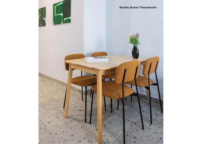 Καρέκλα μεταλλική Nextdeco Rosa μουσταρδι Υ81x47x52εκ. Καρέκλα μεταλλική Nextdeco Rosa μουσταρδι Υ81x47x52εκ.