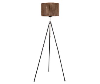 Φωτιστικό δαπέδου μεταλλική βάση μπαμπού καπέλο ⌀30xY165 εκ. Φωτιστικό δαπέδου μεταλλική βάση μπαμπού καπέλο ⌀30xY165 εκ.